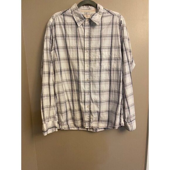Red Camel Men’s Large Plaid Shirt Button Down Long Sleeves Casual - Picture 1 of 11